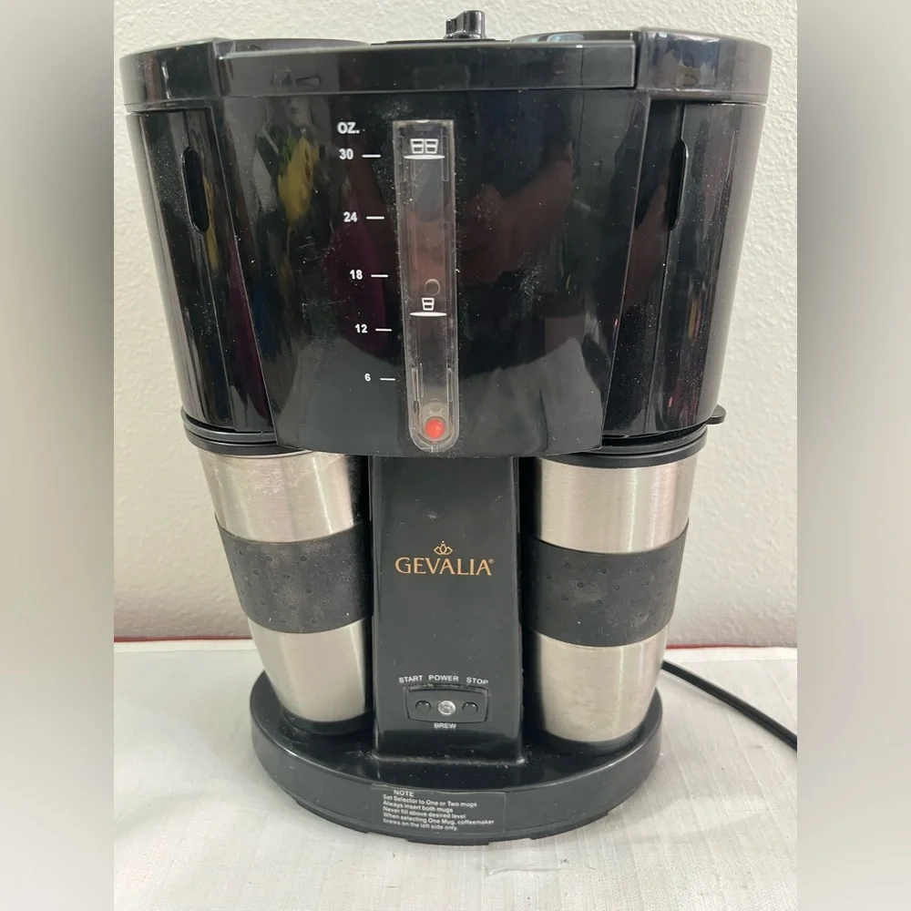 Gevalia‎ Black and Silver Coffee Maker WS-02A